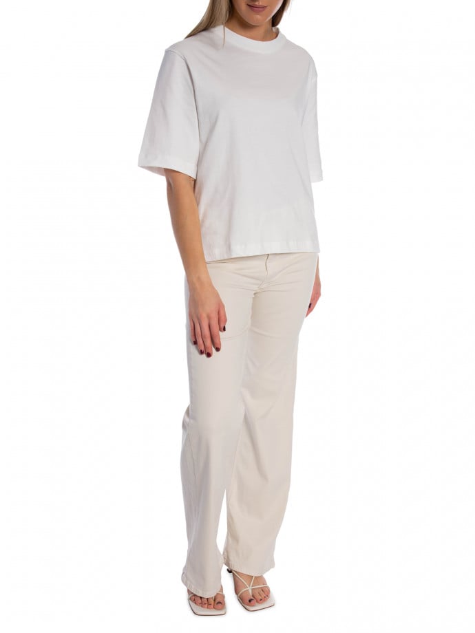SOAKED TOPP JINA BASIC BROKEN WHITE