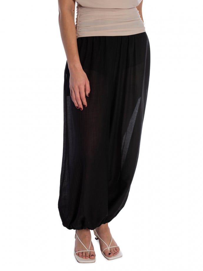 BYXA FLOWY BALLOON BLACK