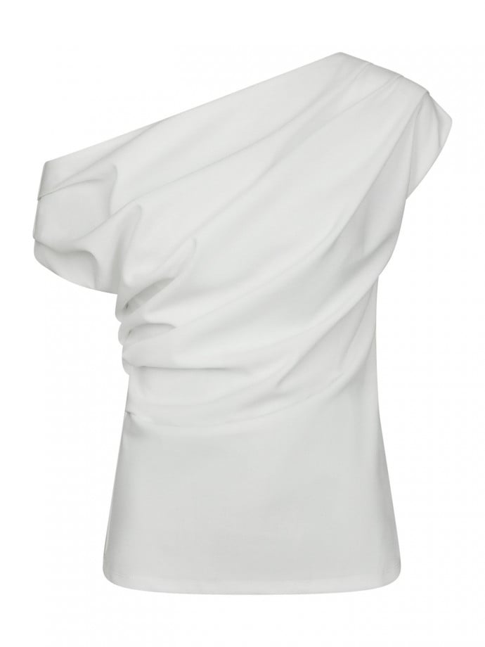 NEO NOIR TOPP MABELLE DRAPY WHITE