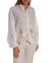 BLUS ORIENTAL INTRICATE EMBROIDERY WHITE