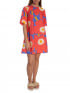 MARIMEKKO KLÄNNING KUKKIVA POPLIN BLUE/ORANGE