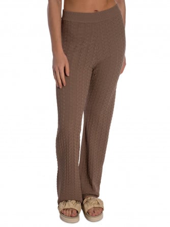NEO NOIR BYXA RIZZY FINE CROCHET TAUPE