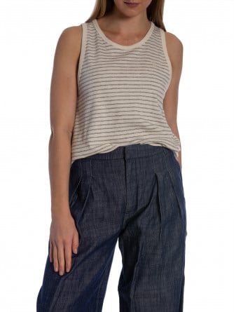 ANINE BING LINNE JULIANN BLACK STRIPE MULTI