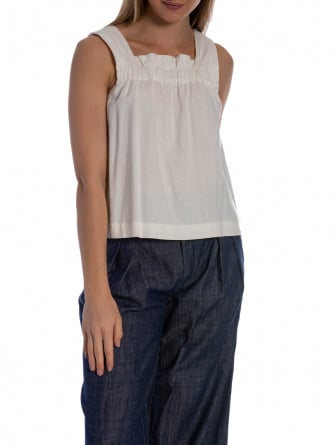 MY ESSENTIAL WARDROBE TOPP DLAS FLORENCE BRIGHT WHITE