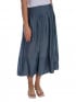 COPENHAGEN MUSE KJOL MOLLY A-LINE BLUE MIRAGE