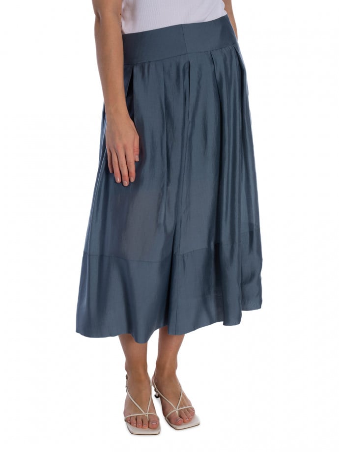 COPENHAGEN MUSE KJOL MOLLY A-LINE BLUE MIRAGE