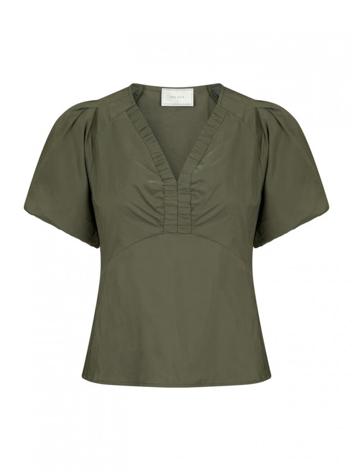 NEO NOIR BLUS IRINA POPLIN ARMY