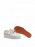 SUPERGA SNEAKERPLATFORM TWEED WHITE AV/GREY
