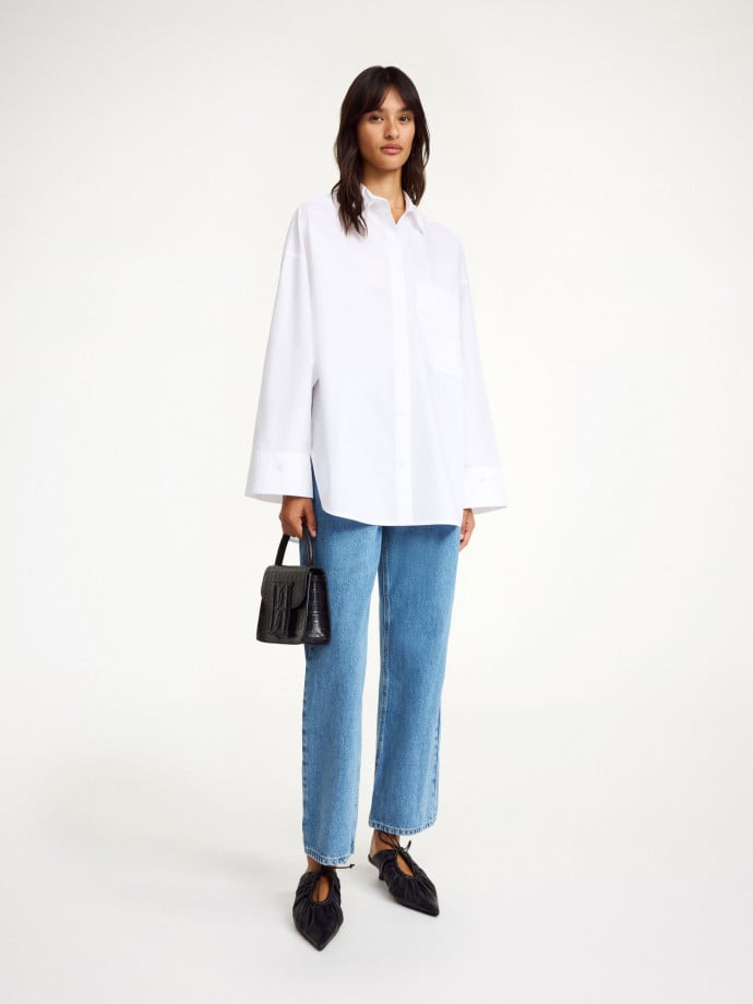 BY MALENE BIRGER SKJORTA DERRIS PURE WHITE