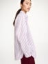 BY MALENE BIRGER SKJORTA DERRIS CABERNET STRIPE