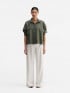 AHLVAR GALLERY SKJORTA GIGI OXFORD OLIVE GREEN
