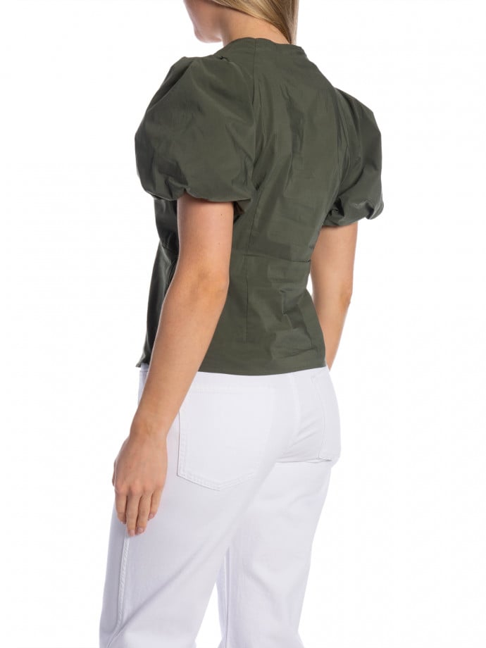 NEO NOIR BLUS IRINA POPLIN ARMY
