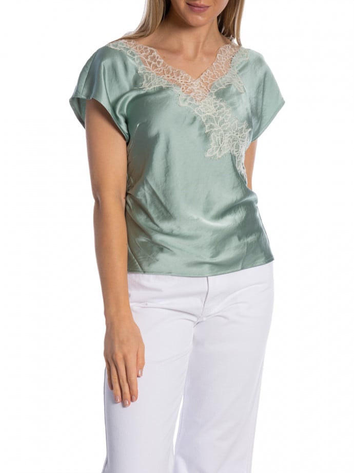 CO`COUTURE TOPP IDUN LACE MINT