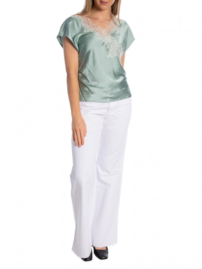 CO`COUTURE TOPP IDUN LACE MINT