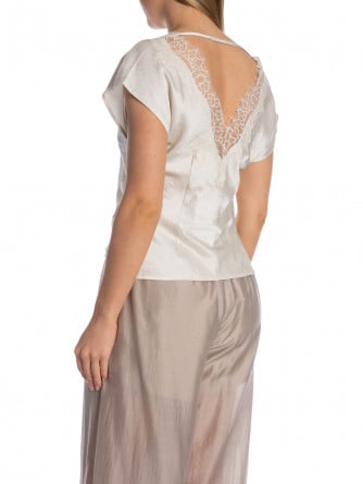 CO`COUTURE TOPP IDUNELACE OFF WHITE