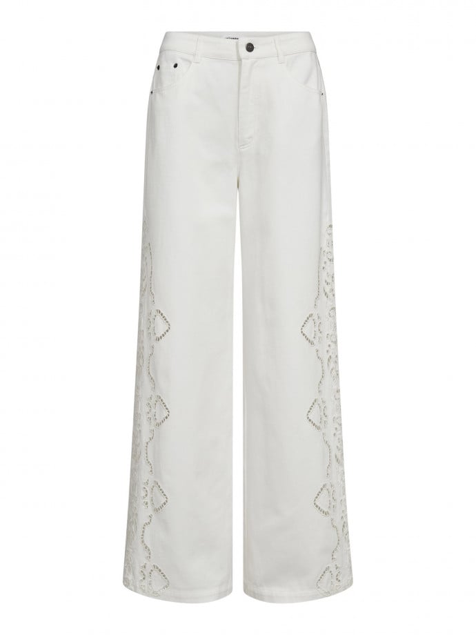 CO`COUTURE BYXA COLETTE EMBROIDERY OFF WHITE 