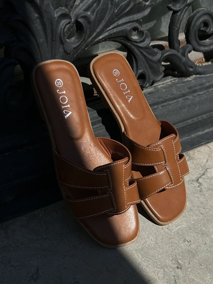 SANDAL CLASSIC H-STRAP CAMEL