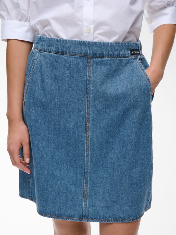 INWEAR KJOL GLENN FADED BLUE
