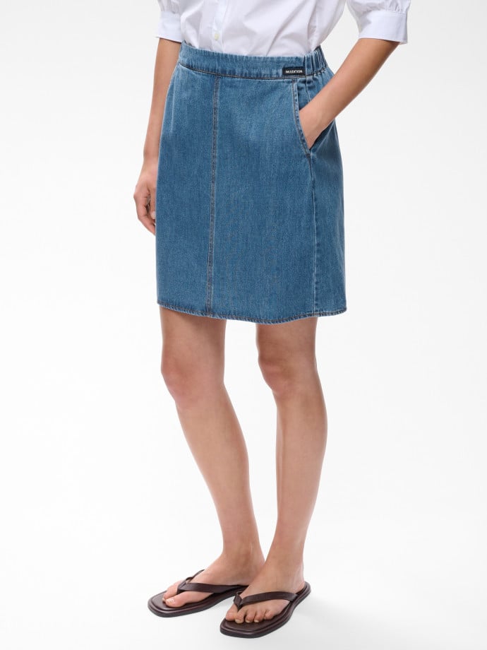 INWEAR KJOL GLENN FADED BLUE