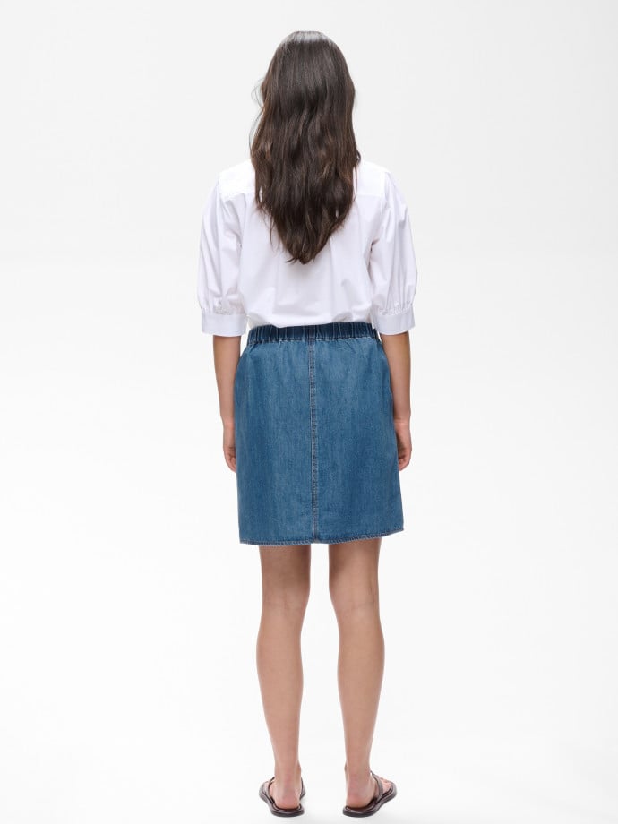 INWEAR KJOL GLENN FADED BLUE