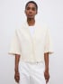 DAGMAR KOFTA SHORT WOOL OFF WHITE