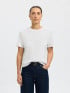 SELECTED FEMME TOPP ESSENTIAL BRIGHT WHITE