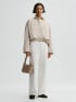 BY MALENE BIRGER SKJORTA DERRIS OLD BEIGE
