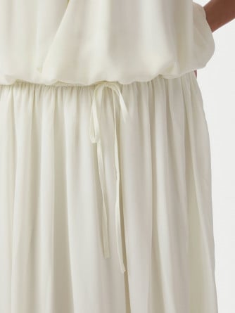 NEO NOIR KJOL SABRIA CHIFFON OFF WHITE
