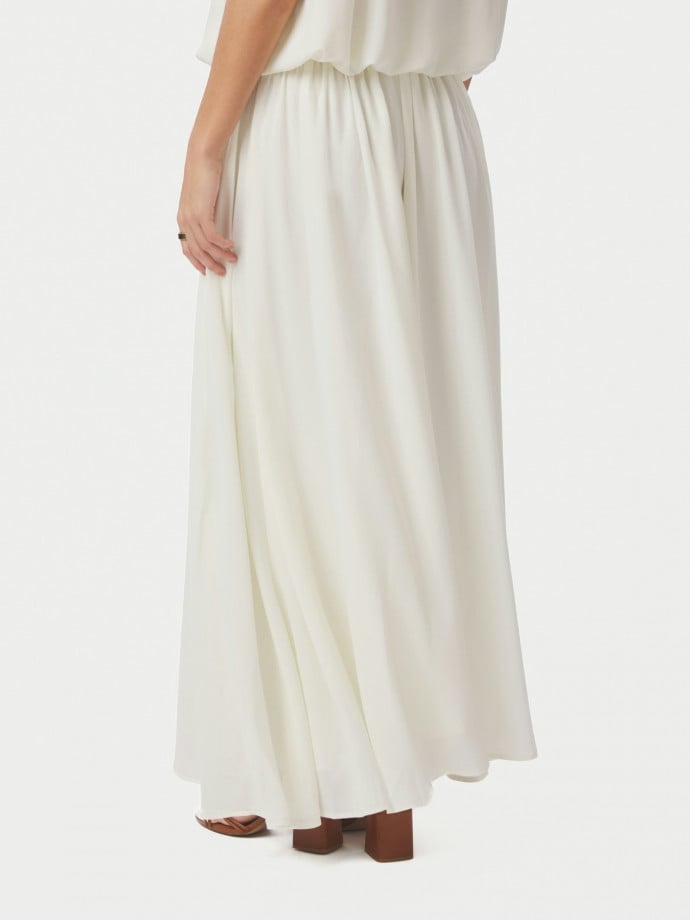 NEO NOIR KJOL SABRIA CHIFFON OFF WHITE