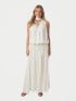NEO NOIR TOPP INGE CHIFFON OFF WHITE