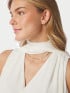 NEO NOIR TOPP INGE CHIFFON OFF WHITE