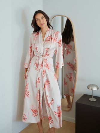 NEO NOIR KLÄNNING SHANE CORAL WRAP CORAL