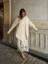 NEO NOIR KJOL YELINA HEAVY SATEEN CHAMPAGNE