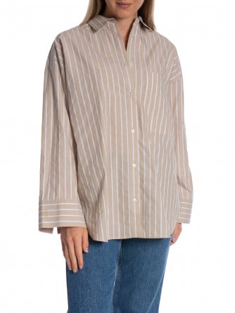 BY MALENE BIRGER SKJORTA DERRIS OLD BEIGE