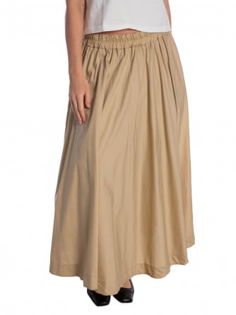KJOL COTTON ELEGANT LONGCAMEL