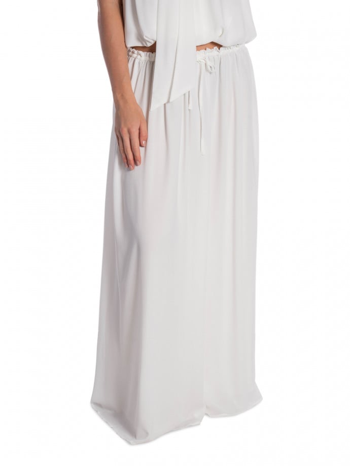 NEO NOIR KJOL SABRIA CHIFFON OFF WHITE