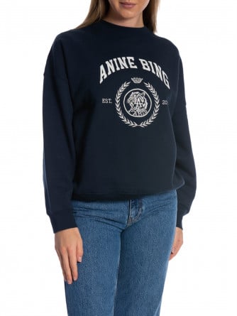 ANINE BING TRÖJA MILES COLLEGIATE DARK NAVY