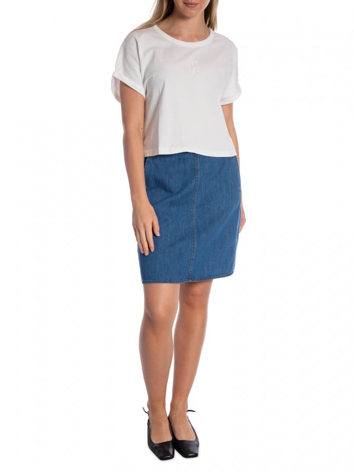 INWEAR KJOL GLENN FADED BLUE