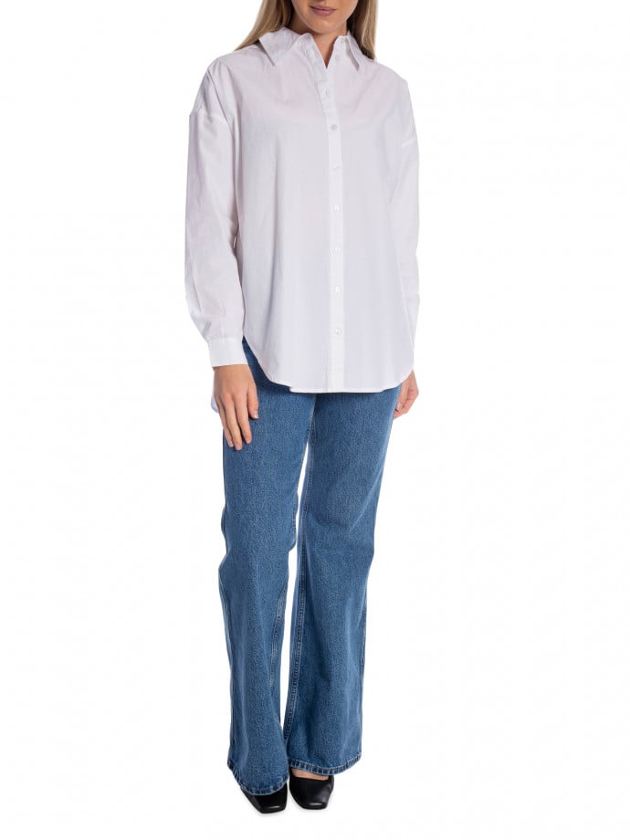MY ESSENTIAL WARDROBE SKJORTA SUNNA WHITE