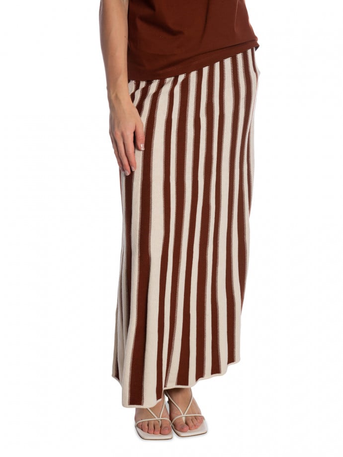 SELECTED FEMME KJOL LINA CHERRY MAHOGANY
