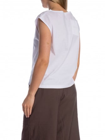 SELECTED FEMME TOPP CALLI BRIGHT WHITE