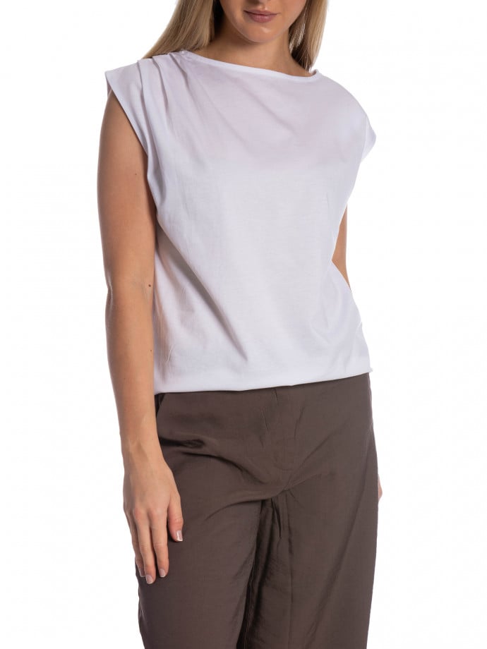 SELECTED FEMME TOPP CALLI BRIGHT WHITE