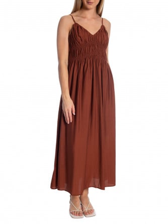 SELECTED FEMME KLÄNNING JACKIE CHERRY MAHOGANY