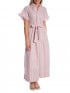 NEO NOIR KLÄNNING NESSIE STRUCTURE STRIPE LIGHT PINK