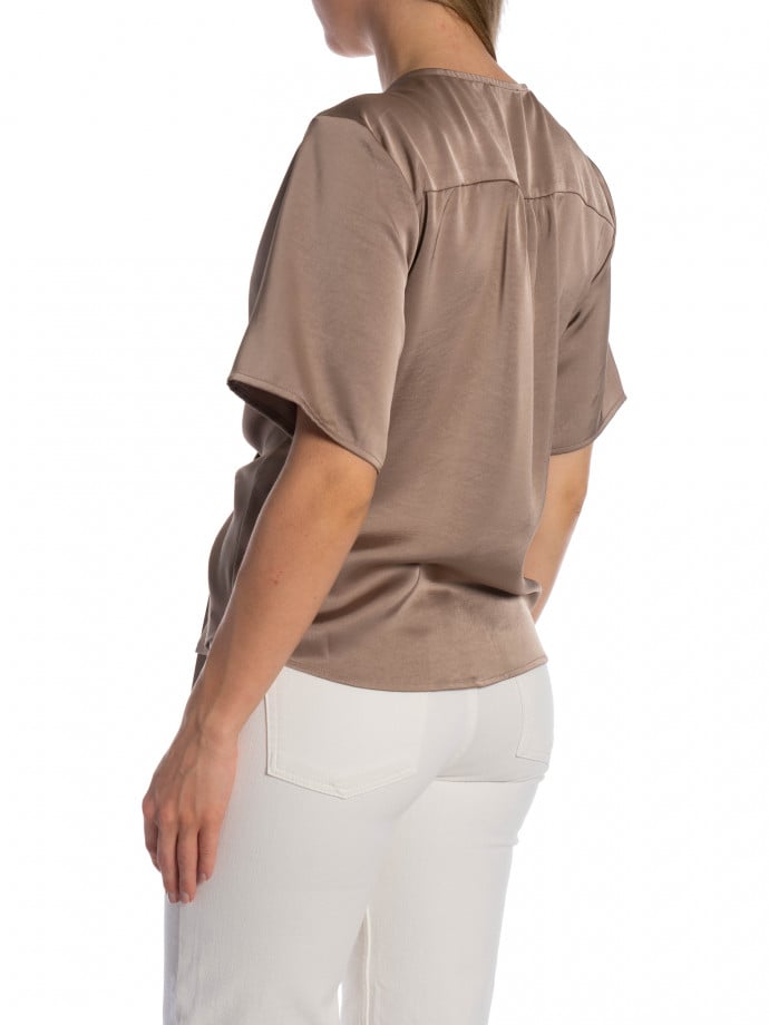 NEO NOIR BLUS CASADIA HEAVY SATEEN DARK TAUPE
