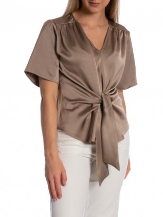 NEO NOIR BLUS CASADIA HEAVY SATEEN DARK TAUPE