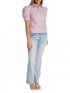 NEO NOIR SKJORTA FRANNIE STRIPE LIGHT PINK