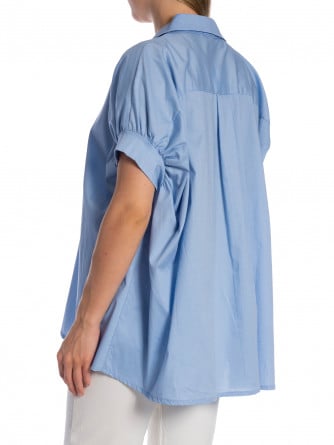 SKJORTA OVERSIZED BLUE