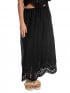 MALINA KJOL CHARA BRODERI ANGLAIS MAXI BLACK