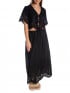 MALINA KJOL CHARA BRODERI ANGLAIS MAXI BLACK